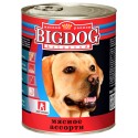 BIG DOG Телятина с овощами 850 гр ж/б 1/9
