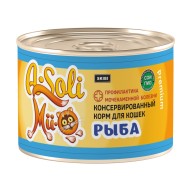 A-Soli Mii-o д/кошек ж/б 325гр Рыба профилактика МКБ 1*30