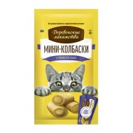 ДЛ Мини-колбаски для кошек с пюре из сыра, 4*10г (арт. 72504116)