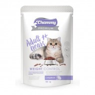 Chammy Premium д/кошек склонных к набору веса с индейкой 85гр пауч