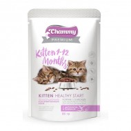 Chammy Premium д/котят цыпленок и телятина в соусе 85гр пауч