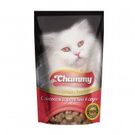 Chammy д/кошек с лососем и форелью в соусе 85гр пауч