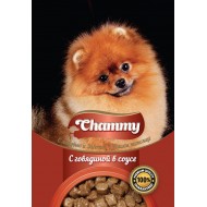 Chammy д/собак с говядиной в соусе 85гр пауч