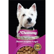 Chammy д/собак мясное ассорти в соусе 85гр пауч