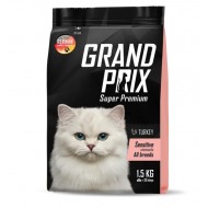 GRAND PRIX Sensitive д/привередливых кошек с индейкой 1,5 кг
