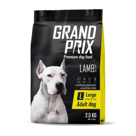 GRAND PRIX Dog PFB Large Adult д/собак крупных пород с ягненком 18 кг бридер