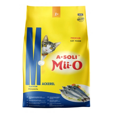A-Soli Mii-o д/кошек Макрель 1,2кг