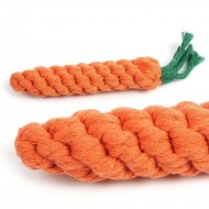 Игрушка д/собак Морковка плетеная 22*3см (10922-0227)