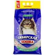 Сибирская кошка напол. Супер CARBON  (комкующ.) 5 л 1/4шт