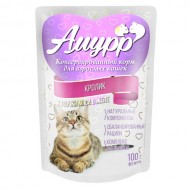 Амурр 100гр желе Кролик д/кошек 1/24