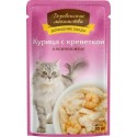 Курица с креветкой в нежном желе пауч 70гр Деревенские лакомства (74500622)