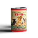 A-Soli Dog д/собак ж/б 410гр "Говядина" кусочки мяса в желе 1*15