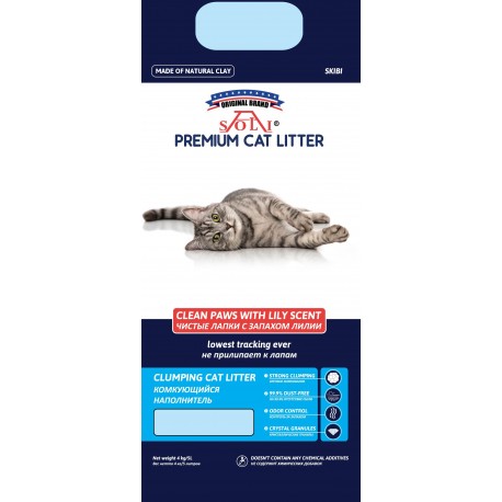 A-Soli Clean Paws Премиум с добавлением селикагеля 4кг/5л