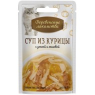 конс. Суп из курицы с уткой и тыквой пауч 35гр Деревенские лакомства (арт 74501230)