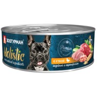Holistic д/собак С уткой, индейкой и картофелем ж/б 100гр