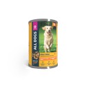 ALL DOGS конс. д/собак тефтельки с индейкой соус ж/б 415г
