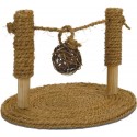 Beeztees игрушка д/грызунов "Турник из кокосовой веревки с мячиком 19*24*16,5см" 811099