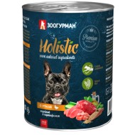 Holistic д/собак С уткой, индейкой и картофелем ж/б 350гр