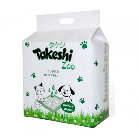 Пеленки TAKESHI ZOO 60*60 см одноразовые 30шт 1/6