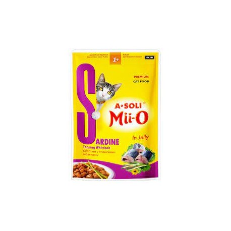 A-Soli Mii-o д/кошек Сардина с японскими мальками 80гр пауч 5702