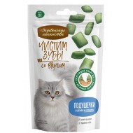 ДЛ Чистим зубы для кошек Подушечки с кремом из говядины, 30г (арт. 79212716)