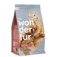 Wonderfur для стерилизованных кошек с телятиной, 400г