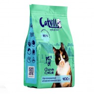 CatVill сухой корм для кошек с рыбой и рисом 0,4 кг