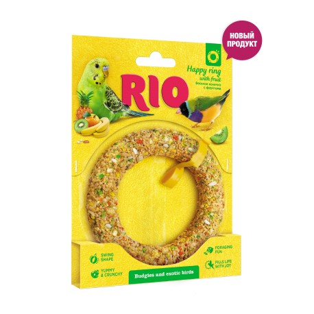 RIO Лакомство-игрушка Веселое колечко для волнистых попугайчиков и экзотов 22270
