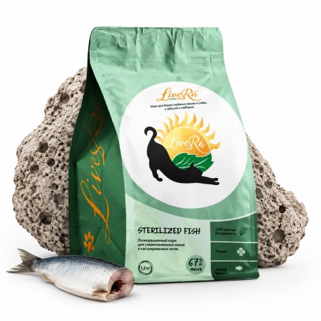 LiveRa Sterilized Fish д/к Рыба 0,35кг