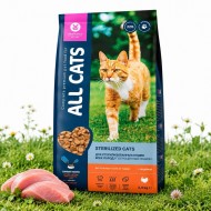 All Cats д/стерилизованных кошек с индейкой 13кг