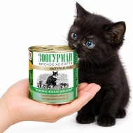 Мясное ассорти Телятина нежная д/котят ж/б 250гр