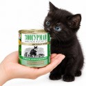 Мясное ассорти Телятина нежная д/котят ж/б 250гр