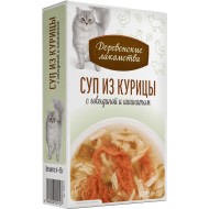конс. Суп из курицы с говядиной и шпинатом пауч 35гр Деревенские лакомства (арт 74501216)