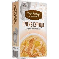 конс. Суп из курицы с уткой и тыквой пауч 35гр Деревенские лакомства (арт 74501230)
