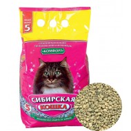 Сибирская кошка напол. Комфорт 5 л 1/4шт