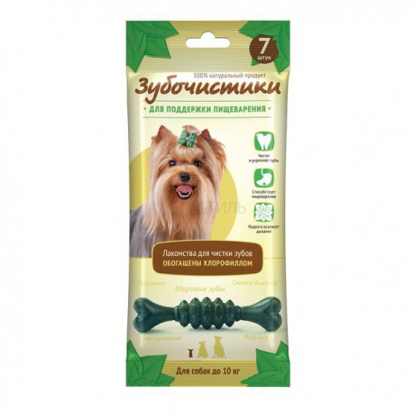 Зубочистики д/с мелких пород мятные 60г (арт. 73303976)