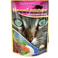 Ночной охотник 100гр. ЖЕЛЕ д/кошек кролик/сердце