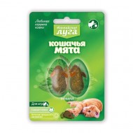 Кошачья мята игрушка 2 мышки Альпийские луга